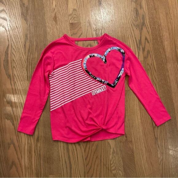 Justice Other - Justice Gymnast Top with Heart NWOT